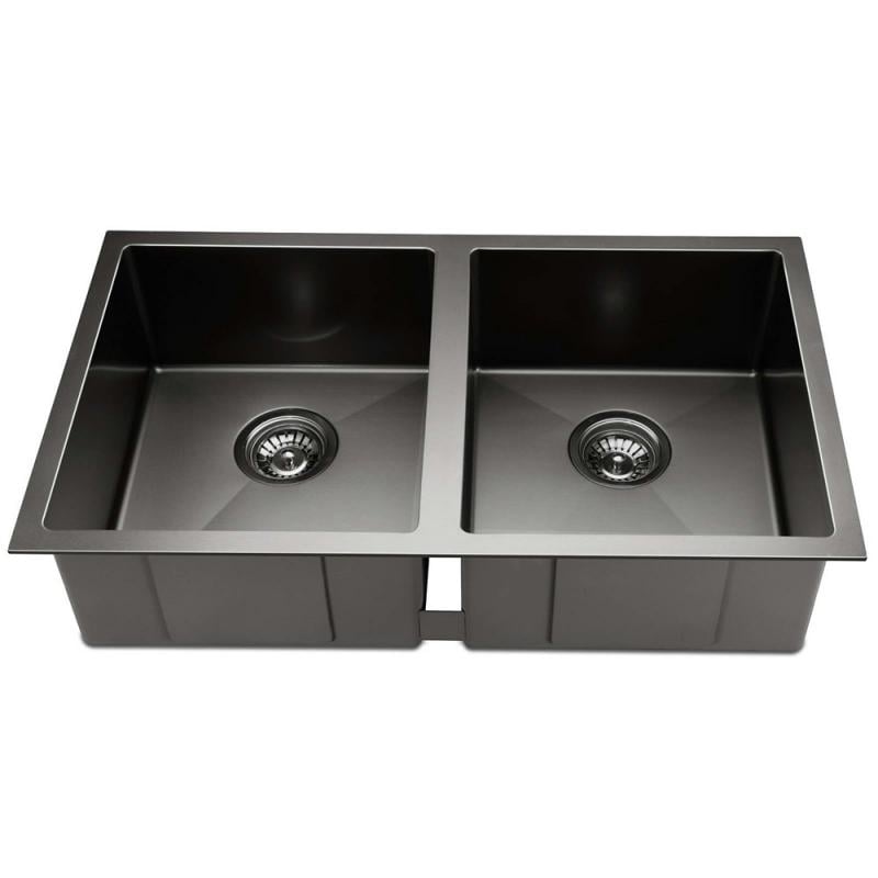 770 x 450mm Stainless Steel Sink Black