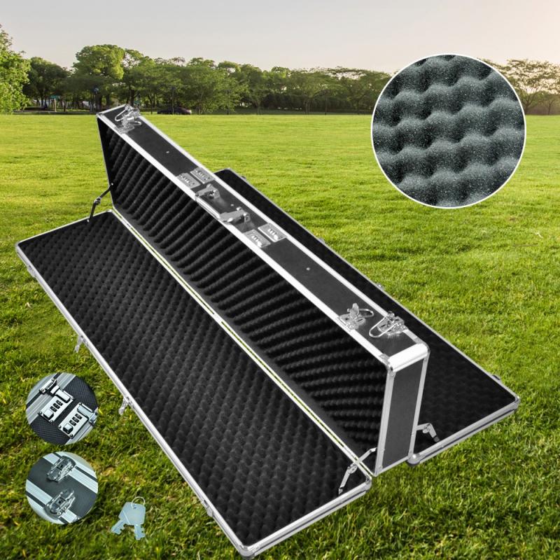 New Hard Aluminium Double Hunting Gun Case