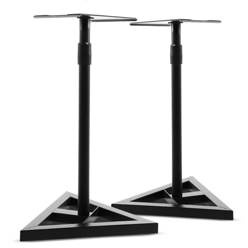 Set of 2 120CM Surround Sound Speaker Stand Black