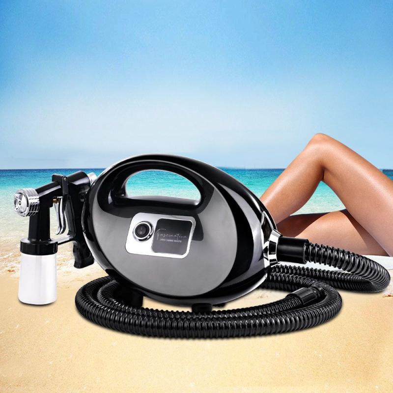 Spray Tan Machine Sunless Tanning Gun Kit HVLP System Black