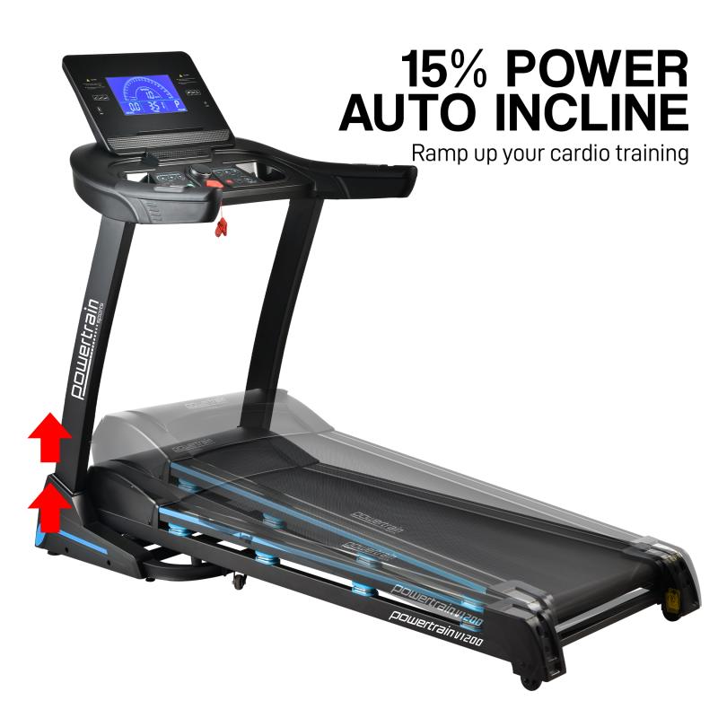 Powertrain V1200 Treadmill with ShockAbsorbing System