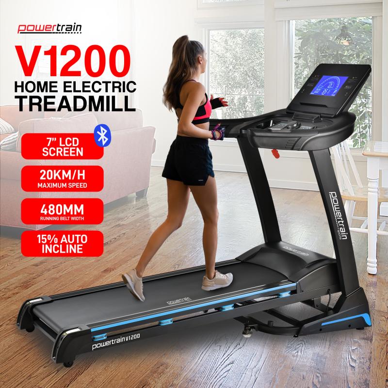 Powertrain V1200 Treadmill with ShockAbsorbing System