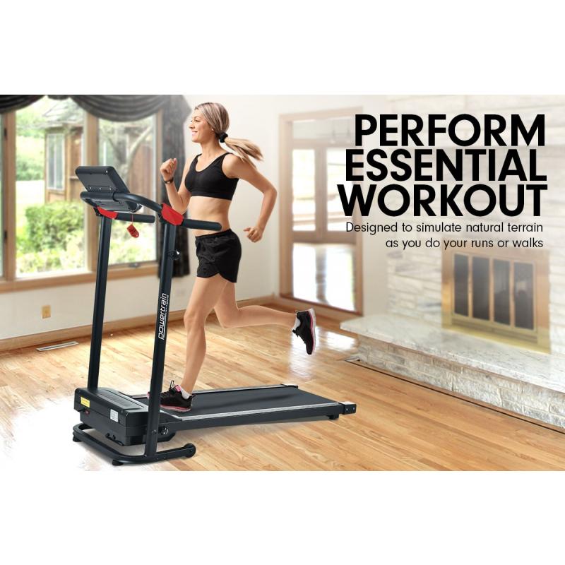 Powertrain V20 Foldable Treadmill Home Gym Cardio Walking Machine