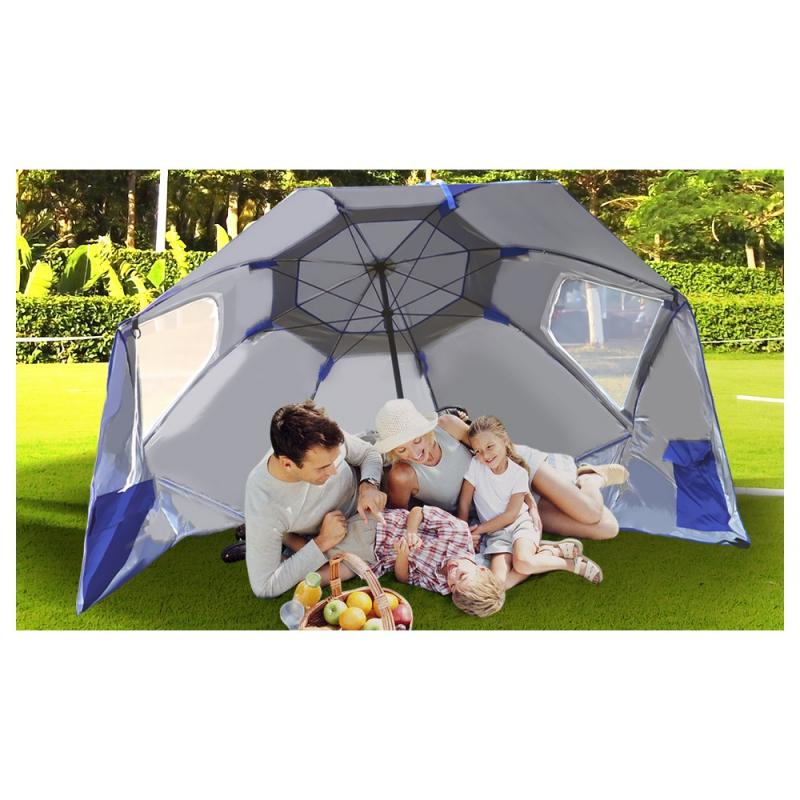 8ft Portable Allweather Sun Rain Shelter Umbrella Tent