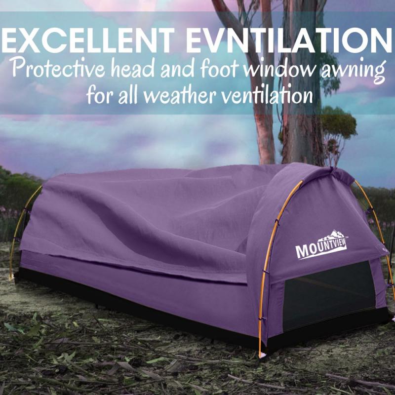 Purple Double Swag Tent