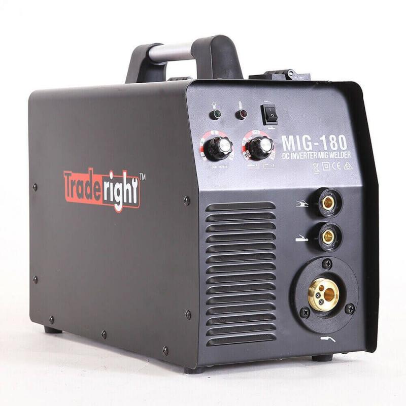 Traderight 180Amp Welder MIG ARC MAG Welding Machine Gas / Gasless