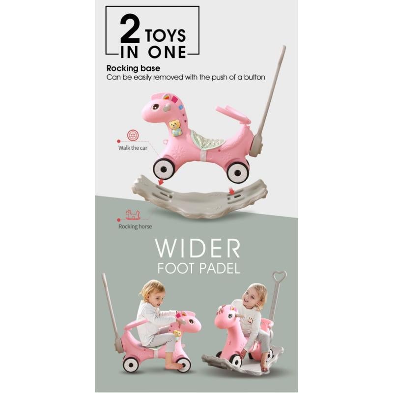 Bo Peep 2 in 1 Balance Bike And RockerPink