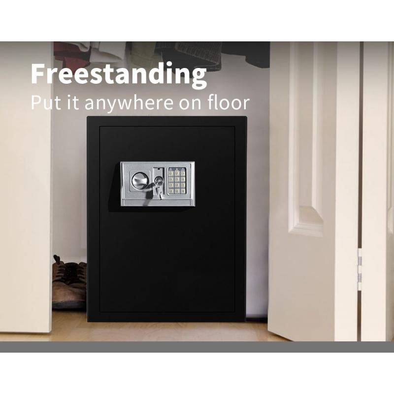 50L Electronic Safe Security Box with Removable Interior Shelf