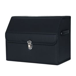 Car Boot Collapsible Trunk Cargo Storage Box With Lock Black Small