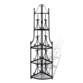 Gardner Rack Corner Plant Rack Black
