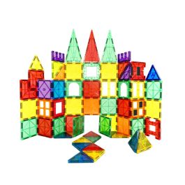 100pc Kids Magnetic Tiles Blocks Building Educational Toys Children