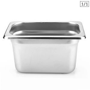 SOGA Gastronorm GN Pan 1/1 GN Pan 20cm Deep Stainless Steel Tray