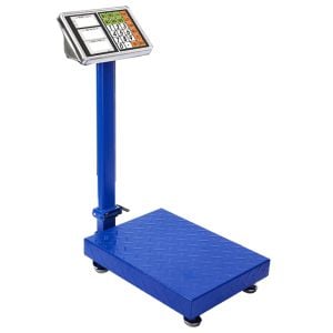 150kg Electronic Digital Platform Scale Computing Shop Postal Blue