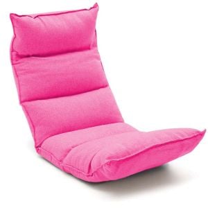 Foldable Tatami Floor Sofa Meditation Lounge Chair Recliner Pink