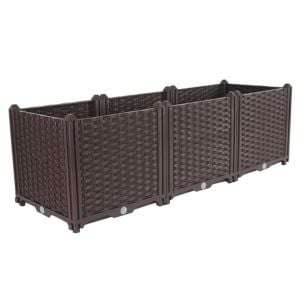 120cm Raised Garden Bed Planter Box Vegetable Flower Outdoor Plants