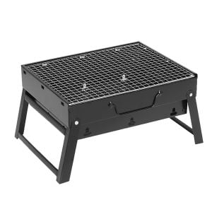 SOGA 43cm Portable Thick Box-type Charcoal Grill Outdoor BBQ Camping