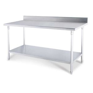SOGA 80*70*85cm Commercial Catering Kitchen Stainless Steel Bench