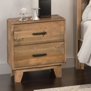 Woodstyle Bedside 2 Drawers