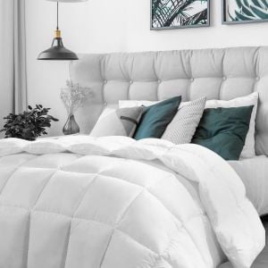 Casa Decor Silk Touch Quilt 360GSM All Seasons - Double - White