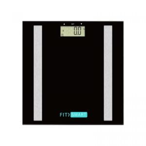 Electronic Body Fat Scale Black 7 in 1 Body Analyser LCD Glass Tracker