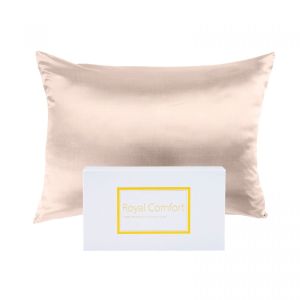 Royal Comfort Pure Silk  Hypoallergenic Pillowcase - Champagne Pink