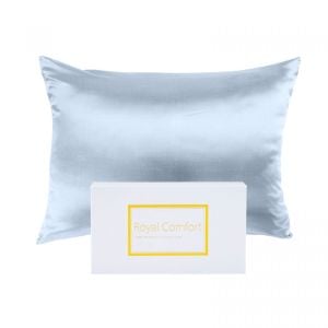 Pure Silk Hypoallergenic Pillowcase - Soft Blue