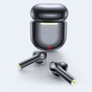 Fit Smart Wireless Earbuds Bluetooth In Built Mic -Black