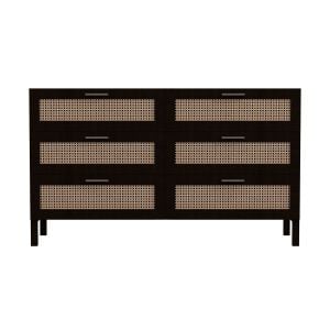 Tulum Rattan 6 Chest of Drawers Cabinet Bedroom Storage Tallboy