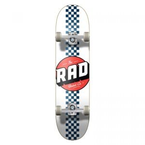 RAD Complete Progressive 7.75 x 31 Skateboard Checker White/Navy
