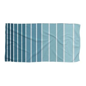 Beach Towel Stylish Absorbent Brand New - Blue Striped