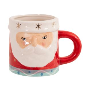 Santa Mug 14 Oz 410ml - Red