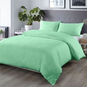 Royal Comfort Bamboo Blended Quilt Cover Set 1000TC  - Queen - Green