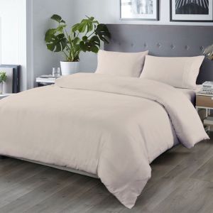 Royal Comfort Bamboo Blended Quilt Cover Set 1000TC- King - Grey