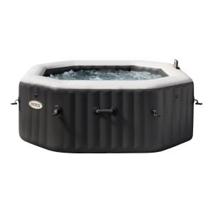 Intex PureSpa Jet and Bubble Deluxe 4-Person Inflatable Hot Tub - Onyx Black