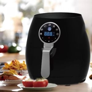 Kitchen Couture Black 5L Digital Air Fryer Cooking LCD Touch Screen