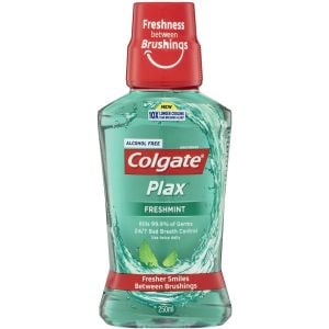 COLGATE 250mL PLAX MOUTHWASH ALCOHOL FREE FRESHMINT
