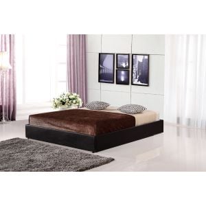 Pu Leather Double Bed Ensemble Frame
