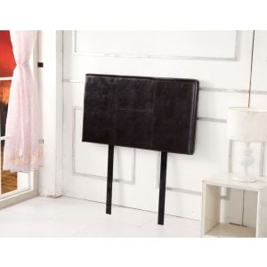 Pu Leather Single Bed Headboard Bedhead - Brown
