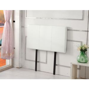 Pu Leather Single Bed Headboard Bedhead - White