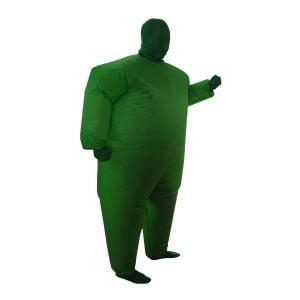 Go Green Infatable Costume Dress Suit