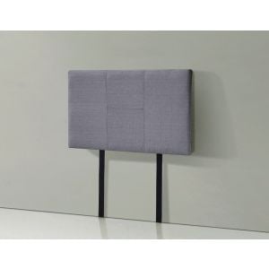 Linen Fabric Single Bed Headboard Bedhead - Grey