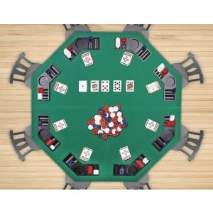 48 Folding Poker & Blackjack Table