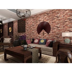 10m 3d Red Brick Print Theme Wallpaper
