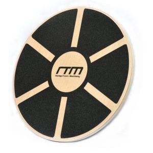 Heavy Duty 15.5in  Wooden Balance Board With Non-slip Pad Fitness