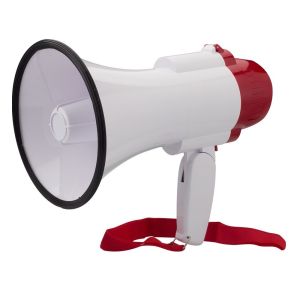 Audio Megaphone 25watt Bull Horn With Siren