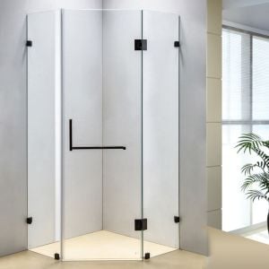 900 X 900mm Frameless 10mm Glass Shower Screen