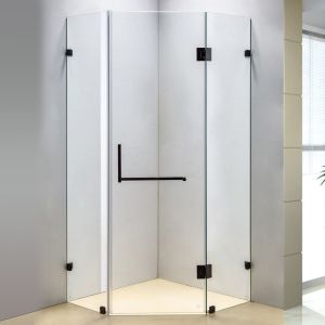 1000 X 1000mm Frameless 10mm Glass Shower Screen