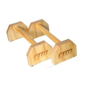 Wooden Parallette Bars Push Up & Dip Workouts