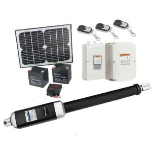 500kg 10w Solar Single Swing Auto Motor Remote Gate Opener
