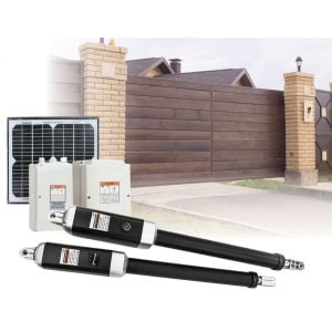 Solar 1000kg 10w   Double Swing Auto Motor Remote Gate Opener